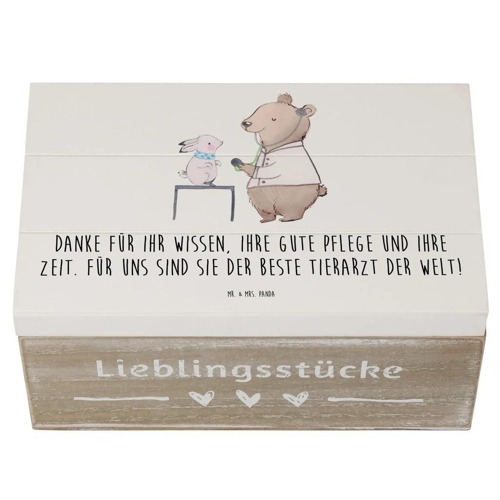 Holzkiste Bester Tierarzt Truhe, Dekokiste, Erinnerungsbox, Schatulle, Holzkiste, Aufbewahrungsbox, Erinnerungskiste, Geschenkdose, XXL, Kiste, Geschenkbox, Schatzkiste