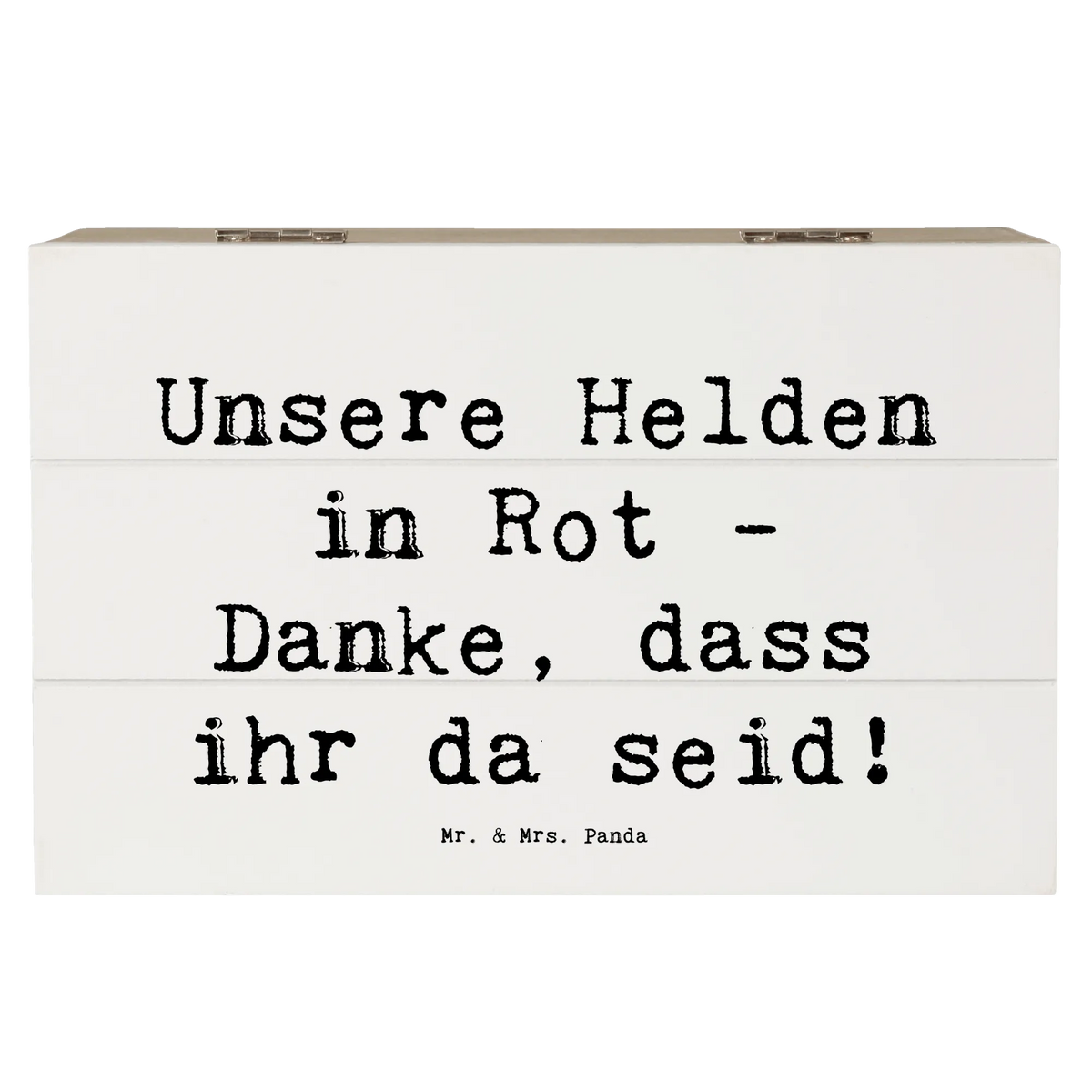 Holzkiste Spruch Feuerwehrmann Helden