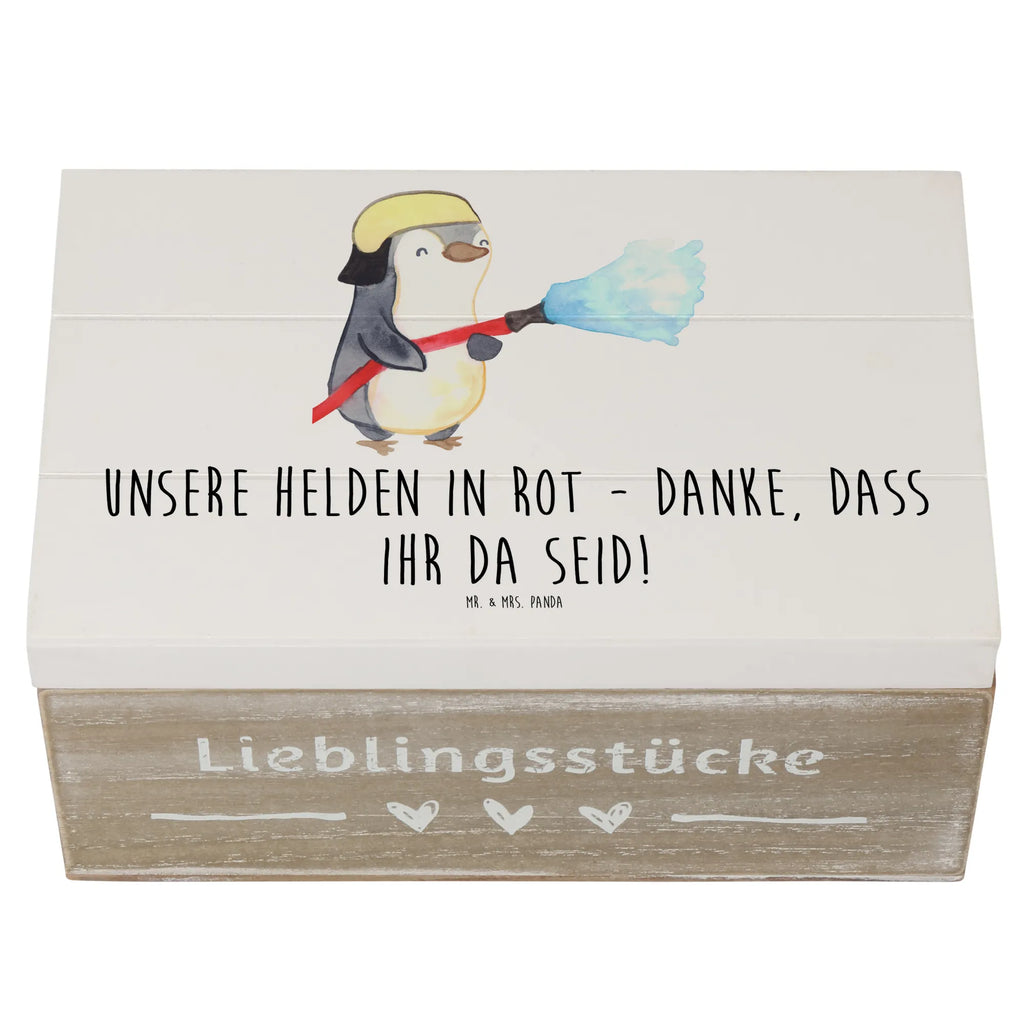Wooden chest Unsere Helden in Rot - Danke, dass ihr da seid! Schatzkiste, Geschenkbox, Truhe, Aufbewahrungsbox, Kiste, Schatulle, Dekokiste, Holzkiste, XXL, Erinnerungsbox, Geschenkdose, Erinnerungskiste