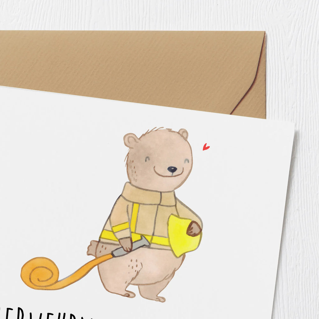 Deluxe Karte Feuerwehrmann Rettungsheld Grußkarte, Hochwertige Grußkarte, Hochwertige Klappkarte, Geburtstagskarte, Karte, Klappkarte, Hochzeitskarte, Glückwunschkarte, Einladungskarte, sprüche, zitate, spruch kollektion, inspiration, motivation, lebensweisheiten, geschenkideen, wanddeko, wohnaccessoires, sprüche sammlung, schöne sprüche, glück, liebe, freude, lächeln, alltag verschönern, nachhaltige geschenke, dekoration, kreativ, einzigartig, shopify, mr and mrs panda