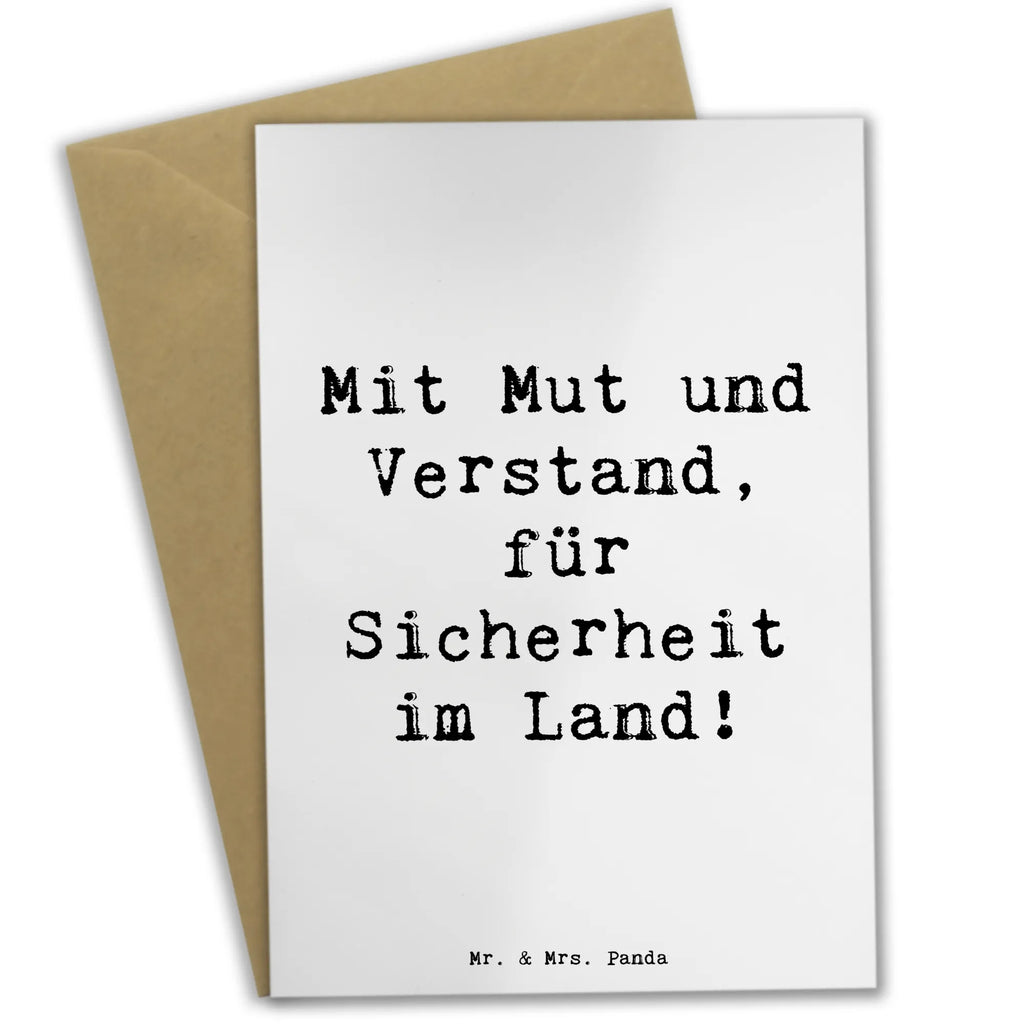 Grußkarte Spruch Polizist Mut Verstand Geburtstagskarte, Einladungskarte, Ansichtskarten, Glückwunschkarte, Hochzeitskarte, Klappkarte, Grußkarte, Karte, sprüche, zitate, spruch kollektion, inspiration, motivation, lebensweisheiten, geschenkideen, wanddeko, wohnaccessoires, sprüche sammlung, schöne sprüche, glück, liebe, freude, lächeln, alltag verschönern, nachhaltige geschenke, dekoration, kreativ, einzigartig, shopify, mr and mrs panda