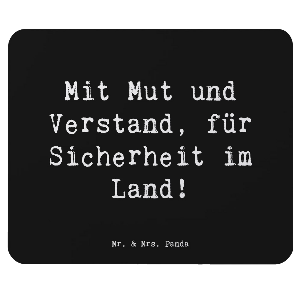 Mauspad Spruch Polizist Mut Verstand Arbeitszimmer, Mousepad, Mausunterlage, PC Zubehör, Mauspad Büro, Einzigartiges Mauspad, Büroausstattung, Computer zubehör, Designer Mauspad, Mauspad