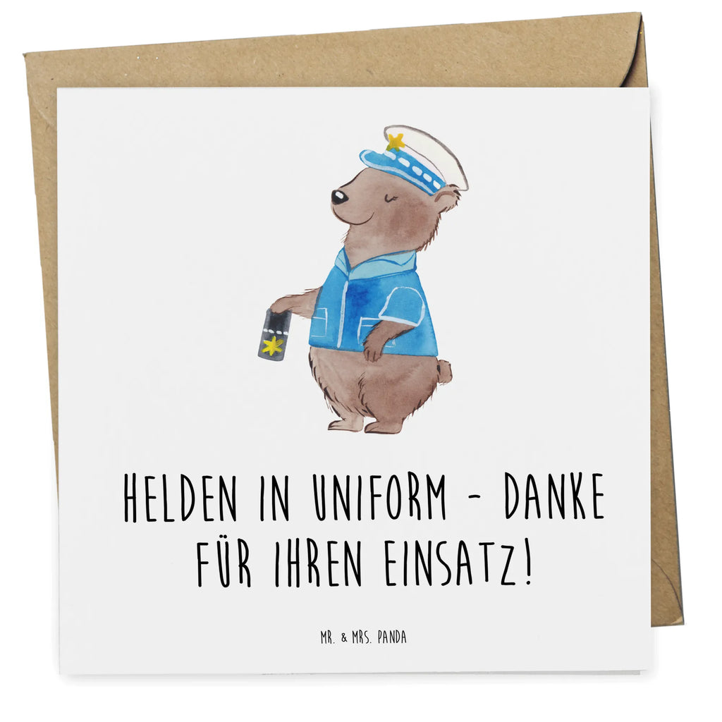 Deluxe Karte Polizist Held Hochzeitskarte, Karte, Einladungskarte, Hochwertige Grußkarte, Klappkarte, Grußkarte, Geburtstagskarte, Glückwunschkarte, Hochwertige Klappkarte