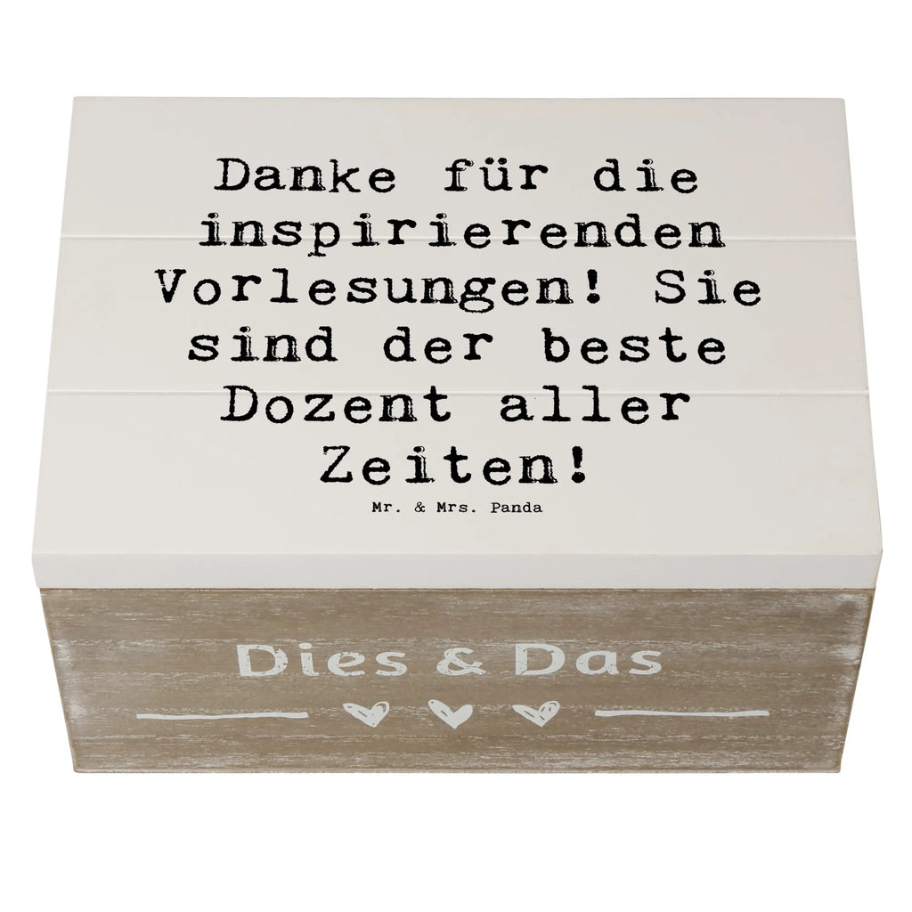 Wooden chest Saying Danke für die inspirierenden Vorlesungen! Sie sind der beste Dozent aller Zeiten! Holzkiste, Kiste, Schatzkiste, Truhe, Schatulle, XXL, Erinnerungsbox, Erinnerungskiste, Dekokiste, Aufbewahrungsbox, Geschenkbox, Geschenkdose