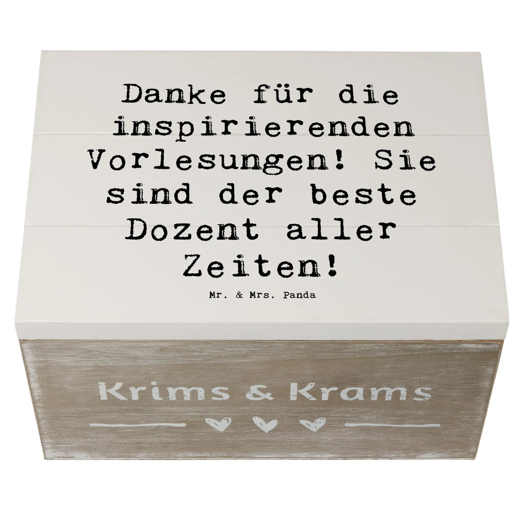 Wooden chest Saying Danke für die inspirierenden Vorlesungen! Sie sind der beste Dozent aller Zeiten! Holzkiste, Kiste, Schatzkiste, Truhe, Schatulle, XXL, Erinnerungsbox, Erinnerungskiste, Dekokiste, Aufbewahrungsbox, Geschenkbox, Geschenkdose