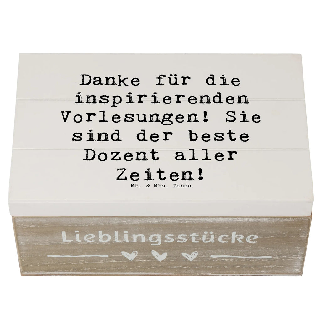 Wooden chest Saying Danke für die inspirierenden Vorlesungen! Sie sind der beste Dozent aller Zeiten! Holzkiste, Kiste, Schatzkiste, Truhe, Schatulle, XXL, Erinnerungsbox, Erinnerungskiste, Dekokiste, Aufbewahrungsbox, Geschenkbox, Geschenkdose