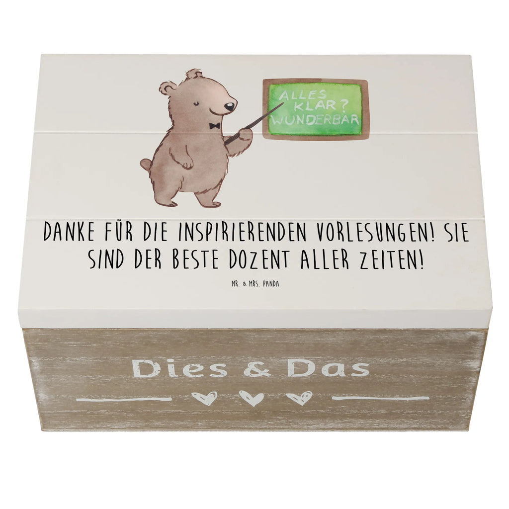 Holzkiste Bester Dozent Holzkiste, Schatulle, Truhe, XXL, Erinnerungsbox, Erinnerungskiste, Geschenkbox, Aufbewahrungsbox, Kiste, Dekokiste, Geschenkdose, Schatzkiste
