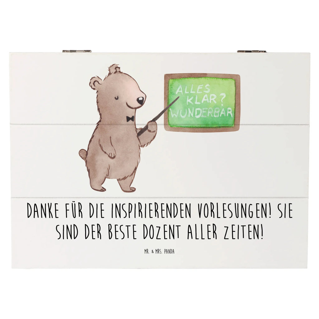 Holzkiste Bester Dozent Holzkiste, Schatulle, Truhe, XXL, Erinnerungsbox, Erinnerungskiste, Geschenkbox, Aufbewahrungsbox, Kiste, Dekokiste, Geschenkdose, Schatzkiste