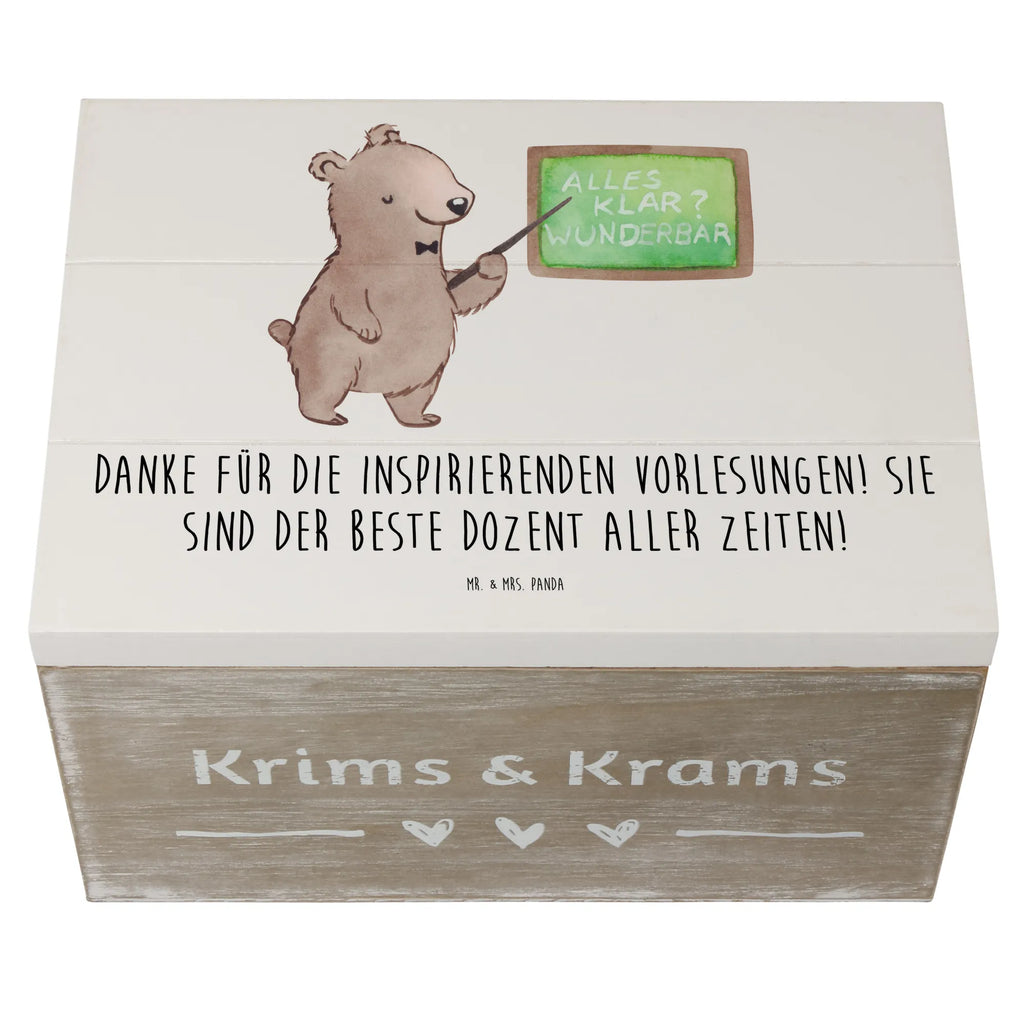 Holzkiste Bester Dozent Holzkiste, Schatulle, Truhe, XXL, Erinnerungsbox, Erinnerungskiste, Geschenkbox, Aufbewahrungsbox, Kiste, Dekokiste, Geschenkdose, Schatzkiste