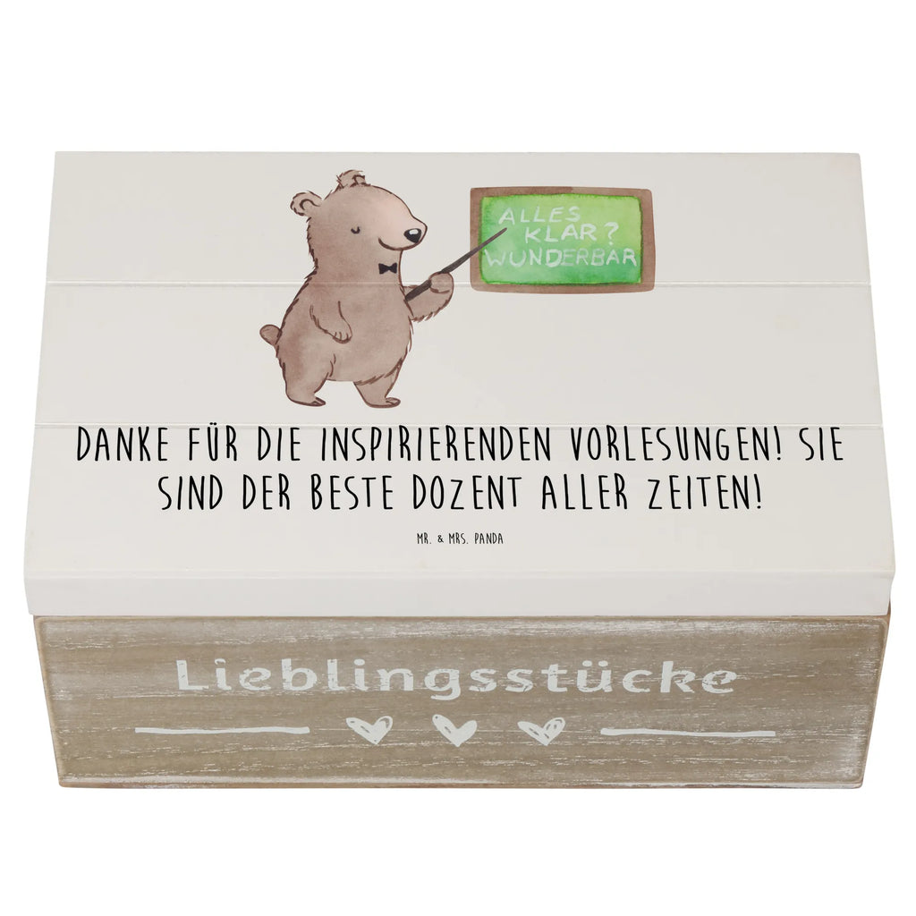 Holzkiste Bester Dozent Holzkiste, Schatulle, Truhe, XXL, Erinnerungsbox, Erinnerungskiste, Geschenkbox, Aufbewahrungsbox, Kiste, Dekokiste, Geschenkdose, Schatzkiste