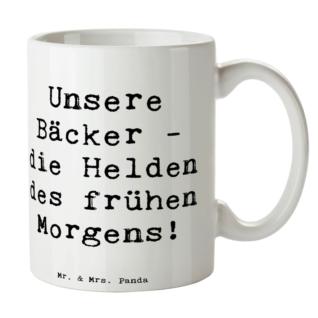 Tasse Spruch Bäcker Helden Tasse, Teetasse, Kaffeetasse, Porzellantasse, Geschenktasse, Bürotasse, Keramiktasse, Tasse mit Zitaten, Tasse mit Motiven