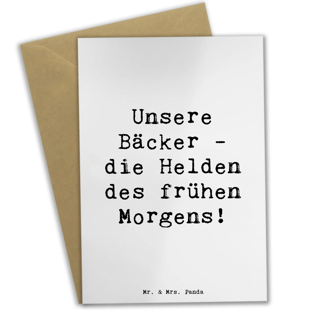Grußkarte Spruch Bäcker Helden Grußkarte, Klappkarte, Hochzeitskarte, Karte, Geburtstagskarte, Einladungskarte, Ansichtskarten, Glückwunschkarte