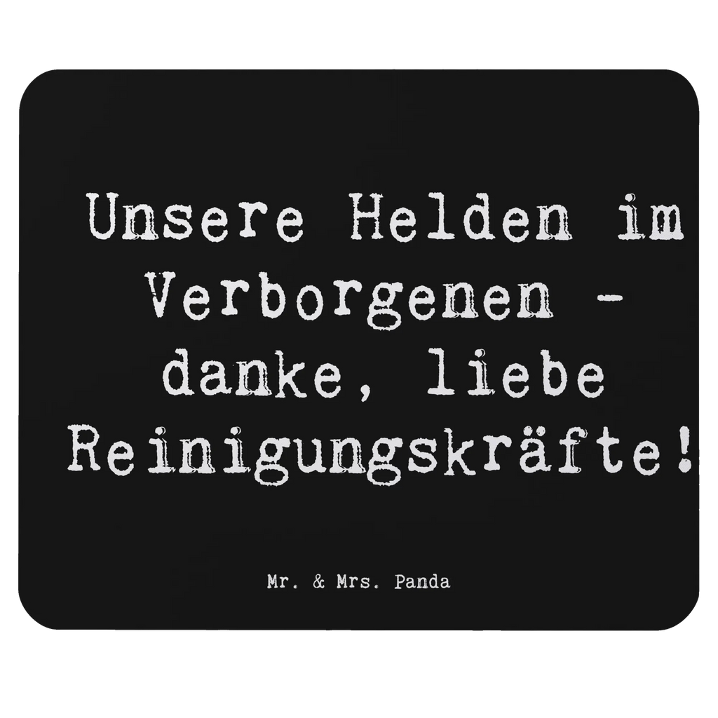 Mouse mat Saying Unsere Helden im Verborgenen - danke, liebe Reinigungskräfte! Mauspad, Mauspad Büro, Büroausstattung, PC Zubehör, Arbeitszimmer, Einzigartiges Mauspad, Computer zubehör, Designer Mauspad, Mausunterlage, Mousepad