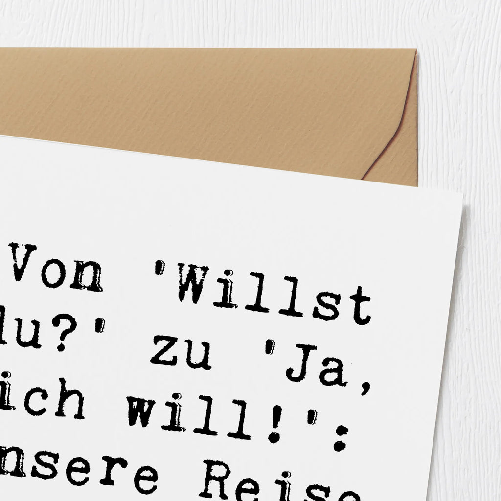 Deluxe Karte Spruch Verlobung Abenteuer Hochzeitskarte, Einladungskarte, Grußkarte, Hochwertige Klappkarte, Klappkarte, Hochwertige Grußkarte, Karte, Glückwunschkarte, Geburtstagskarte, Hochzeit, Hochzeitsgeschenk, Ehe, Hochzeitsfeier, Trauung, Trauungsgeschenk, Verlobungsfeier, Verlobungsgeschenk, Hochzeitsgeschenkideen, Hochzeitsgeschenke für Brautpaar