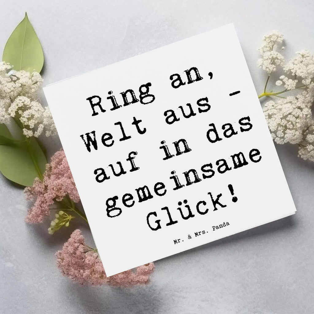 Deluxe Karte Spruch Verlobung Glück Karte, Hochwertige Klappkarte, Geburtstagskarte, Glückwunschkarte, Hochzeitskarte, Grußkarte, Einladungskarte, Hochwertige Grußkarte, Klappkarte, Hochzeit, Hochzeitsgeschenk, Ehe, Hochzeitsfeier, Trauung, Trauungsgeschenk, Verlobungsfeier, Verlobungsgeschenk, Hochzeitsgeschenkideen, Hochzeitsgeschenke für Brautpaar
