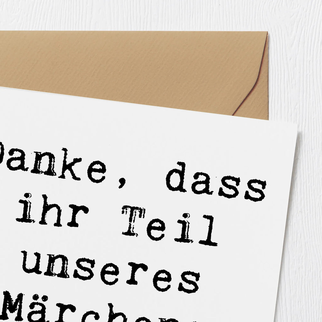 Deluxe Karte Spruch Gastgeschenke Märchen Karte, Hochwertige Klappkarte, Hochzeitskarte, Einladungskarte, Geburtstagskarte, Klappkarte, Glückwunschkarte, Grußkarte, Hochwertige Grußkarte, Hochzeit, Hochzeitsgeschenk, Ehe, Hochzeitsfeier, Trauung, Trauungsgeschenk, Verlobungsfeier, Verlobungsgeschenk, Hochzeitsgeschenkideen, Hochzeitsgeschenke für Brautpaar