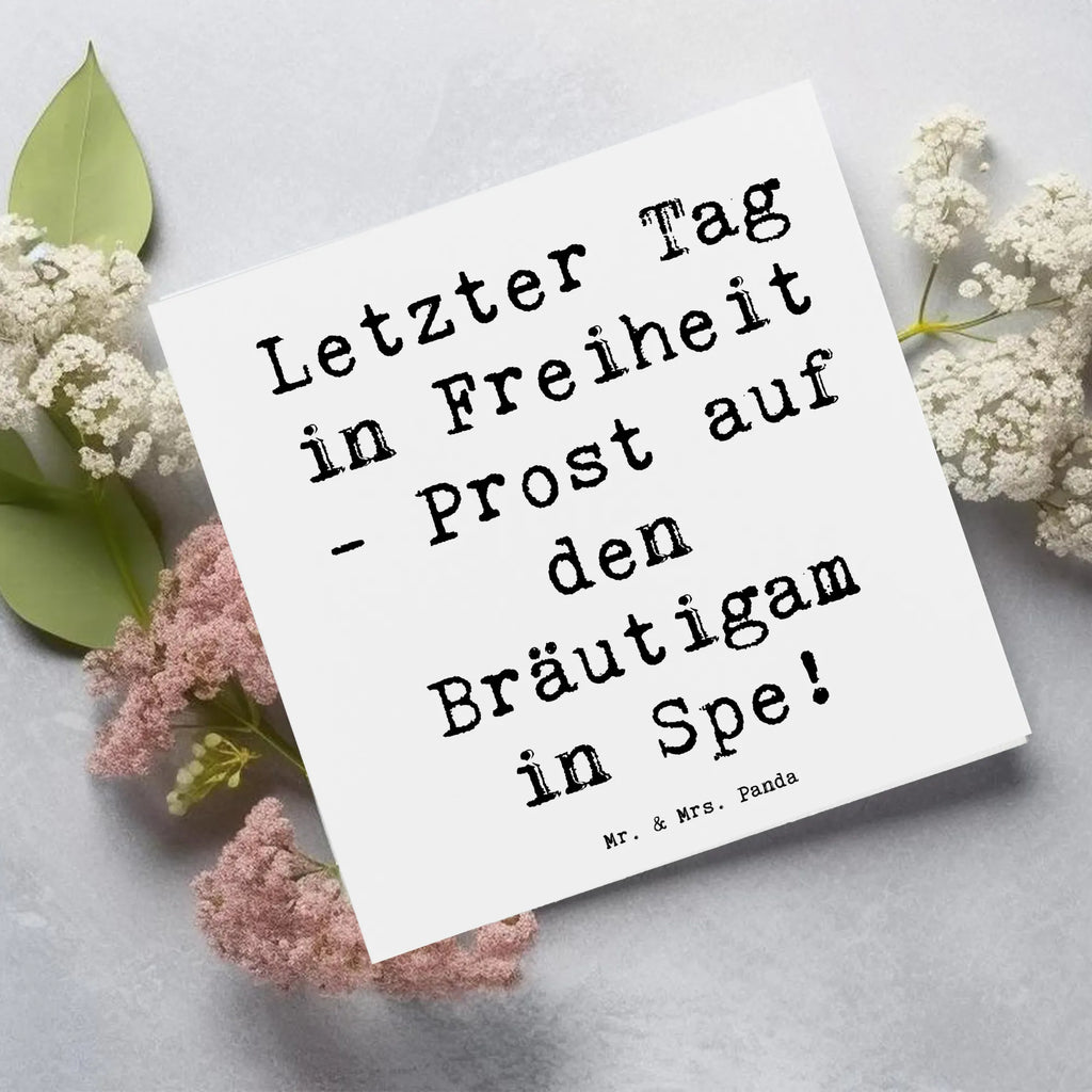 Deluxe Karte Spruch Junggesellenabschied Feier Glückwunschkarte, Karte, Geburtstagskarte, Hochzeitskarte, Hochwertige Grußkarte, Grußkarte, Einladungskarte, Klappkarte, Hochwertige Klappkarte, Hochzeit, Hochzeitsgeschenk, Ehe, Hochzeitsfeier, Trauung, Trauungsgeschenk, Verlobungsfeier, Verlobungsgeschenk, Hochzeitsgeschenkideen, Hochzeitsgeschenke für Brautpaar
