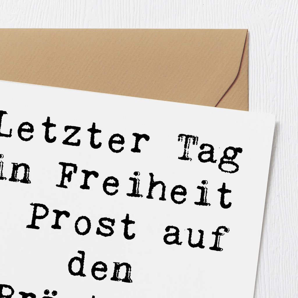 Deluxe Karte Spruch Junggesellenabschied Feier Glückwunschkarte, Karte, Geburtstagskarte, Hochzeitskarte, Hochwertige Grußkarte, Grußkarte, Einladungskarte, Klappkarte, Hochwertige Klappkarte, Hochzeit, Hochzeitsgeschenk, Ehe, Hochzeitsfeier, Trauung, Trauungsgeschenk, Verlobungsfeier, Verlobungsgeschenk, Hochzeitsgeschenkideen, Hochzeitsgeschenke für Brautpaar