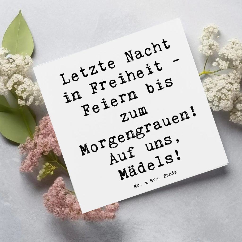 Deluxe Karte Spruch Junggesellinnenabschied Feiern Grußkarte, Hochwertige Klappkarte, Karte, Hochwertige Grußkarte, Geburtstagskarte, Einladungskarte, Hochzeitskarte, Klappkarte, Glückwunschkarte, Hochzeit, Hochzeitsgeschenk, Ehe, Hochzeitsfeier, Trauung, Trauungsgeschenk, Verlobungsfeier, Verlobungsgeschenk, Hochzeitsgeschenkideen, Hochzeitsgeschenke für Brautpaar