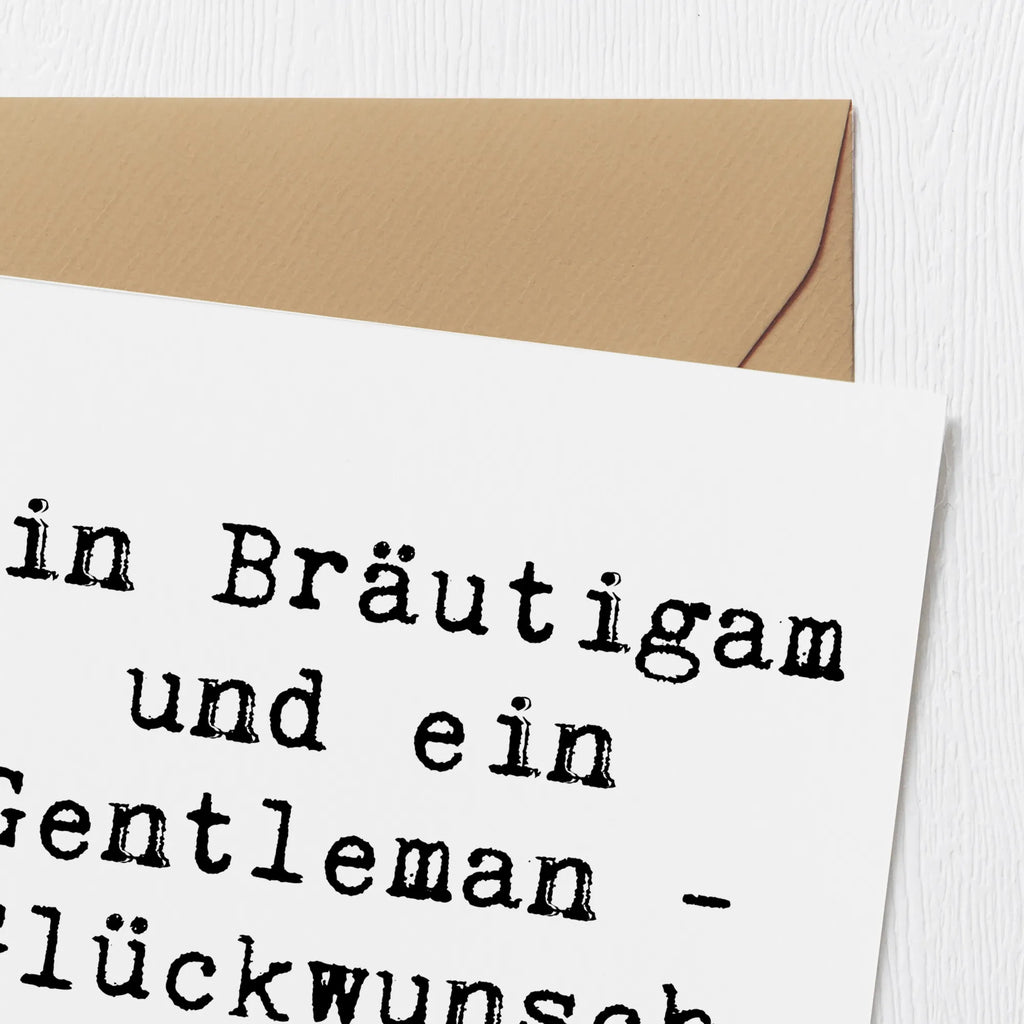 Deluxe Karte Spruch Bräutigam Gentleman Hochwertige Grußkarte, Hochwertige Klappkarte, Einladungskarte, Glückwunschkarte, Geburtstagskarte, Karte, Grußkarte, Hochzeitskarte, Klappkarte, Hochzeit, Hochzeitsgeschenk, Ehe, Hochzeitsfeier, Trauung, Trauungsgeschenk, Verlobungsfeier, Verlobungsgeschenk, Hochzeitsgeschenkideen, Hochzeitsgeschenke für Brautpaar