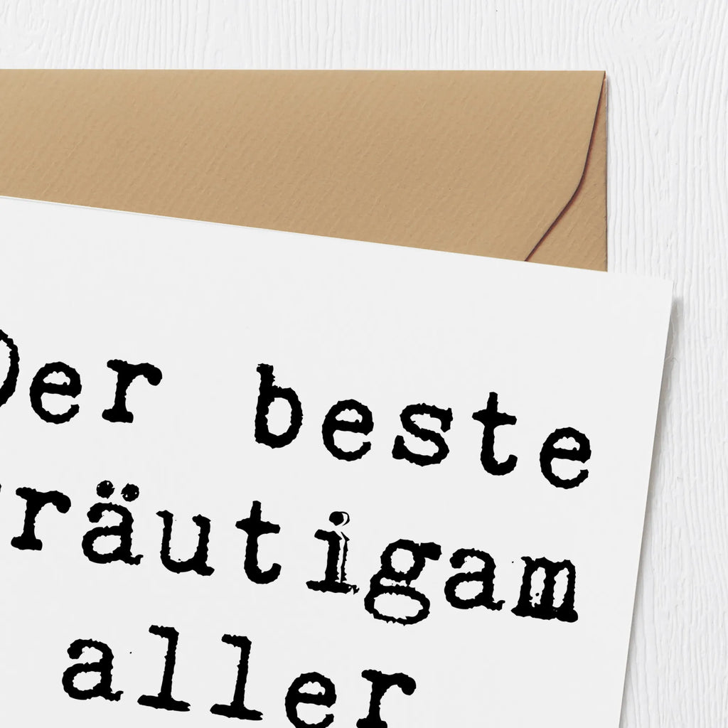 Deluxe Karte Spruch Bester Bräutigam Karte, Hochzeitskarte, Glückwunschkarte, Geburtstagskarte, Einladungskarte, Hochwertige Grußkarte, Grußkarte, Klappkarte, Hochwertige Klappkarte, Hochzeit, Hochzeitsgeschenk, Ehe, Hochzeitsfeier, Trauung, Trauungsgeschenk, Verlobungsfeier, Verlobungsgeschenk, Hochzeitsgeschenkideen, Hochzeitsgeschenke für Brautpaar
