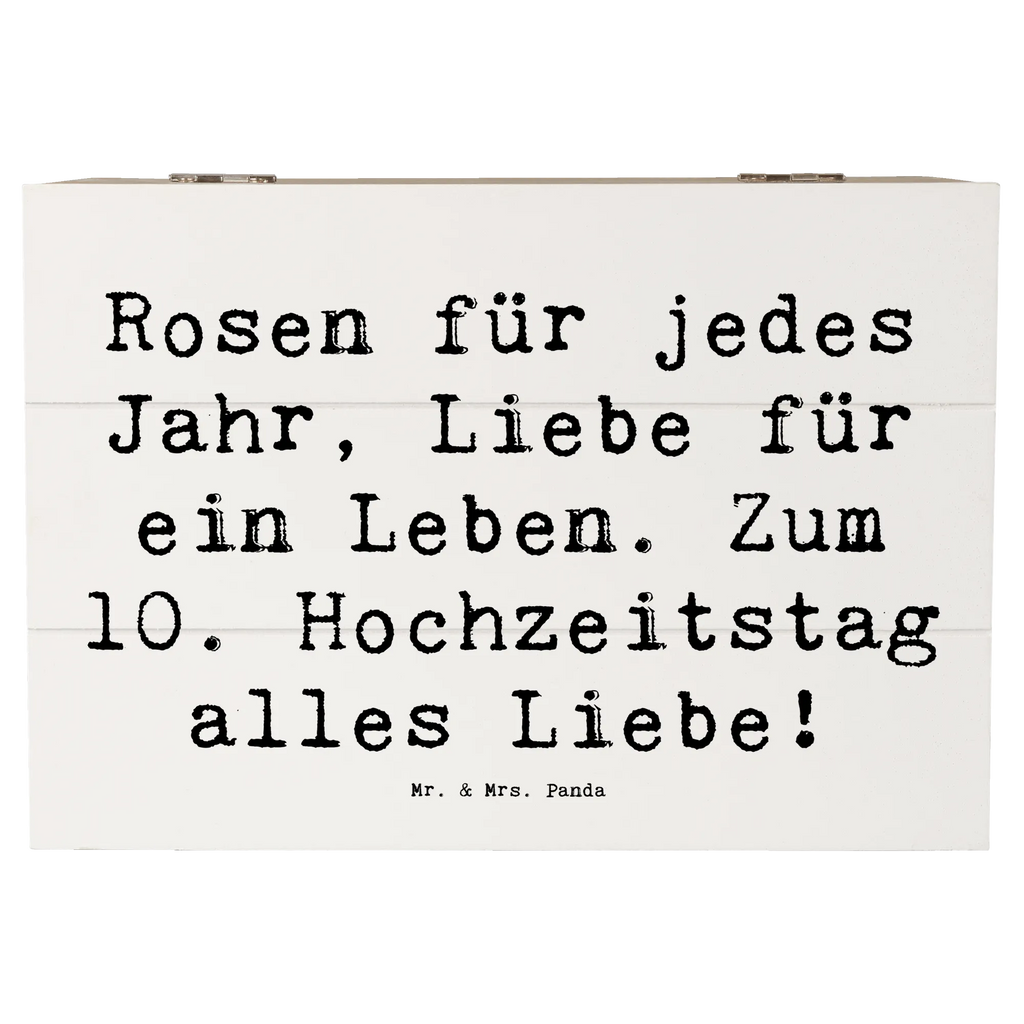 Wooden chest Saying Rosen für jedes Jahr, Liebe für ein Leben. Zum 10. Hochzeitstag alles Liebe! Schatzkiste, XXL, Kiste, Aufbewahrungsbox, Dekokiste, Schatulle, Truhe, Erinnerungskiste, Geschenkdose, Erinnerungsbox, Geschenkbox, Holzkiste, Hochzeit, Hochzeitsgeschenk, Ehe, Hochzeitsfeier, Trauung, Trauungsgeschenk, Hochzeitskarte, Verlobungsfeier, Verlobungsgeschenk, Hochzeitsgeschenkideen, Hochzeitsgeschenke für Brautpaar