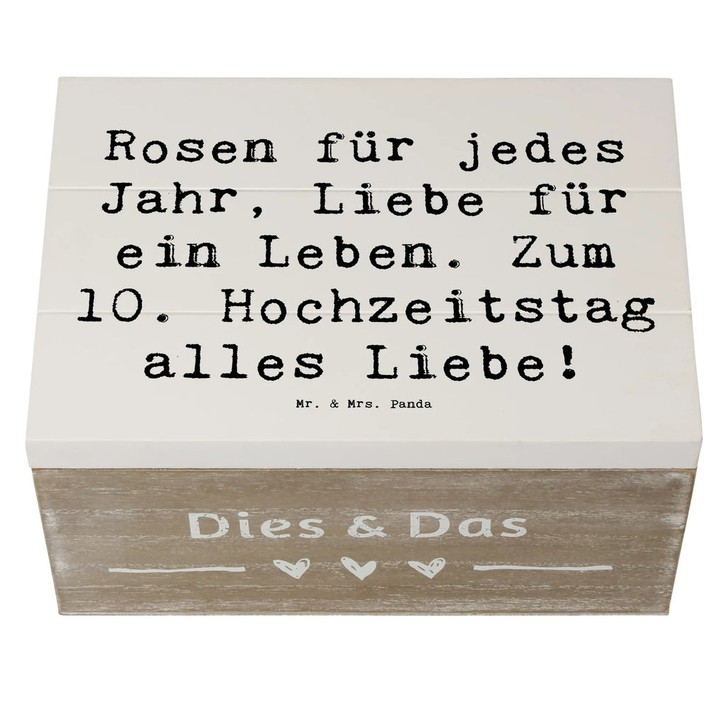 Wooden chest Saying Rosen für jedes Jahr, Liebe für ein Leben. Zum 10. Hochzeitstag alles Liebe! Schatzkiste, XXL, Kiste, Aufbewahrungsbox, Dekokiste, Schatulle, Truhe, Erinnerungskiste, Geschenkdose, Erinnerungsbox, Geschenkbox, Holzkiste, Hochzeit, Hochzeitsgeschenk, Ehe, Hochzeitsfeier, Trauung, Trauungsgeschenk, Hochzeitskarte, Verlobungsfeier, Verlobungsgeschenk, Hochzeitsgeschenkideen, Hochzeitsgeschenke für Brautpaar