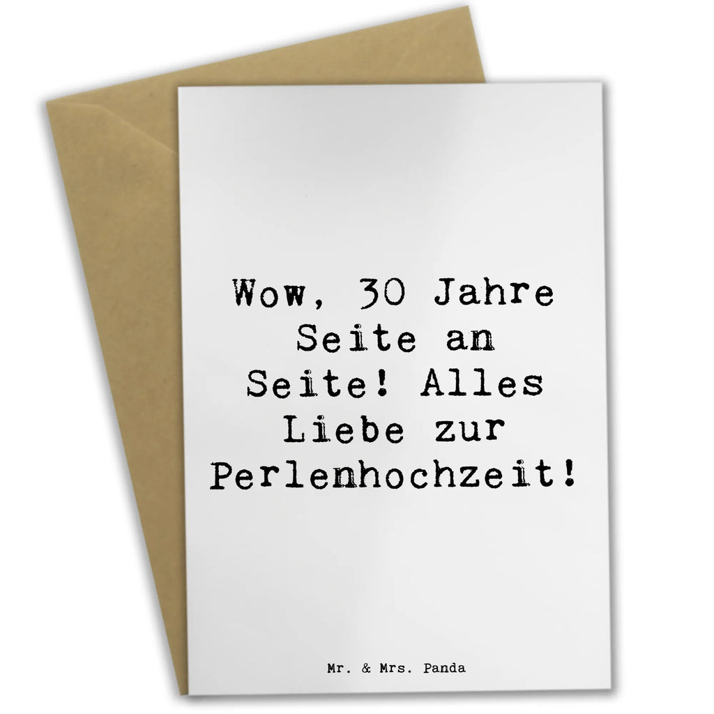 Greetings card Saying Wow, 30 Jahre Seite an Seite! Alles Liebe zur Perlenhochzeit! Glückwunschkarte, Karte, Ansichtskarten, Hochzeitskarte, Grußkarte, Klappkarte, Einladungskarte, Geburtstagskarte, Hochzeit, Hochzeitsgeschenk, Ehe, Hochzeitsfeier, Trauung, Trauungsgeschenk, Verlobungsfeier, Verlobungsgeschenk, Hochzeitsgeschenkideen, Hochzeitsgeschenke für Brautpaar