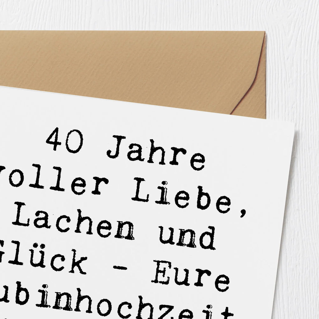 Deluxe Karte Spruch 40. Hochzeitstag Rubinhochzeit Hochzeitskarte, Karte, Geburtstagskarte, Hochwertige Klappkarte, Hochwertige Grußkarte, Grußkarte, Einladungskarte, Glückwunschkarte, Klappkarte, Hochzeit, Hochzeitsgeschenk, Ehe, Hochzeitsfeier, Trauung, Trauungsgeschenk, Verlobungsfeier, Verlobungsgeschenk, Hochzeitsgeschenkideen, Hochzeitsgeschenke für Brautpaar