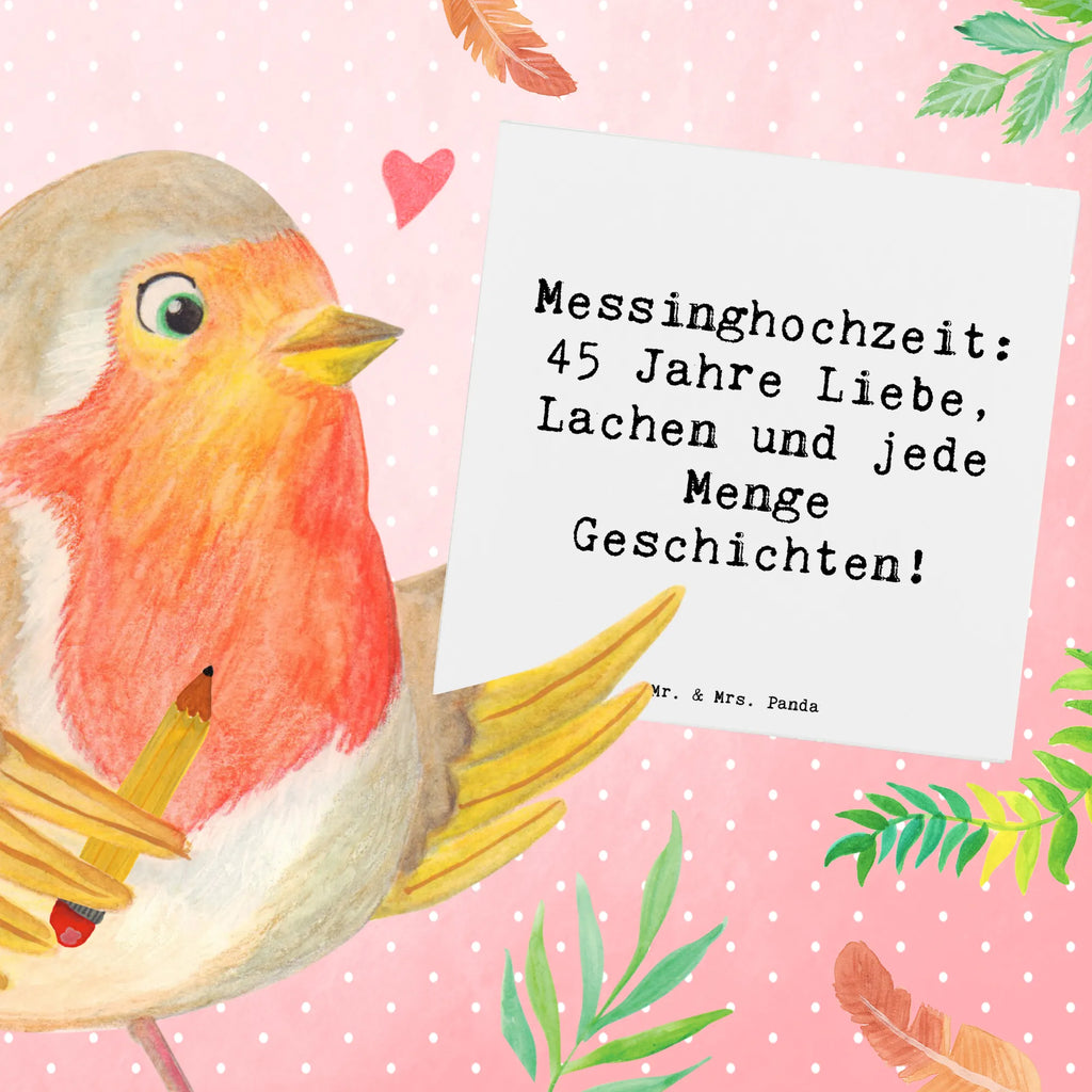 Deluxe Karte Spruch 45. Hochzeitstag Messinghochzeit Grußkarte, Karte, Geburtstagskarte, Hochzeitskarte, Klappkarte, Hochwertige Klappkarte, Einladungskarte, Glückwunschkarte, Hochwertige Grußkarte, Hochzeit, Hochzeitsgeschenk, Ehe, Hochzeitsfeier, Trauung, Trauungsgeschenk, Verlobungsfeier, Verlobungsgeschenk, Hochzeitsgeschenkideen, Hochzeitsgeschenke für Brautpaar