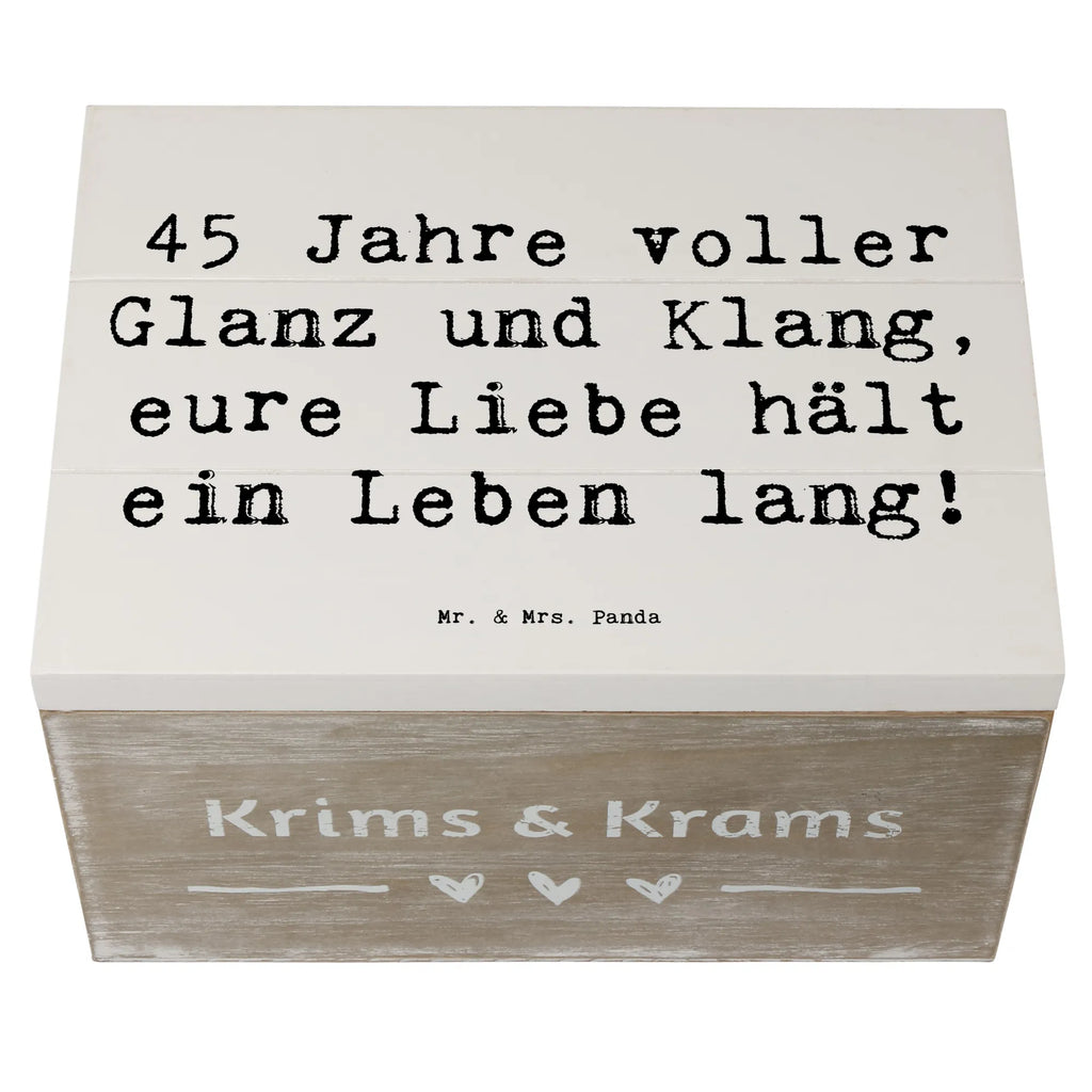 Wooden chest Saying 45 Jahre voller Glanz und Klang, eure Liebe hält ein Leben lang! box aus holz, Erinnerungsbox, erinnerungsbox hochzeit, aufbewahrungsbox holz, erinnerungsbox baby, Dekokiste, aufbewahrungskiste, dekorative holzkiste, Schatzkiste, holz aufbewahrungsbox, aufbewahrungsbox aus holz, holzboxen, Aufbewahrungsbox, Holzkiste, Schatulle, Kiste, Geschenkbox, ordnungsbox, holzkisten, holzbox, schmuckkästchen, Truhe, deko box, holzbox mit deckel, Erinnerungskiste, holztruhe, holzkiste mit deckel, Trauungsgeschenk, Verlobungsfeier, Verlobungsgeschenk, Hochzeit, Hochzeitsgeschenkideen, Hochzeitsgeschenke für Brautpaar, Ehe, Hochzeitskarte, Hochzeitsgeschenk, Hochzeitsfeier, Trauung