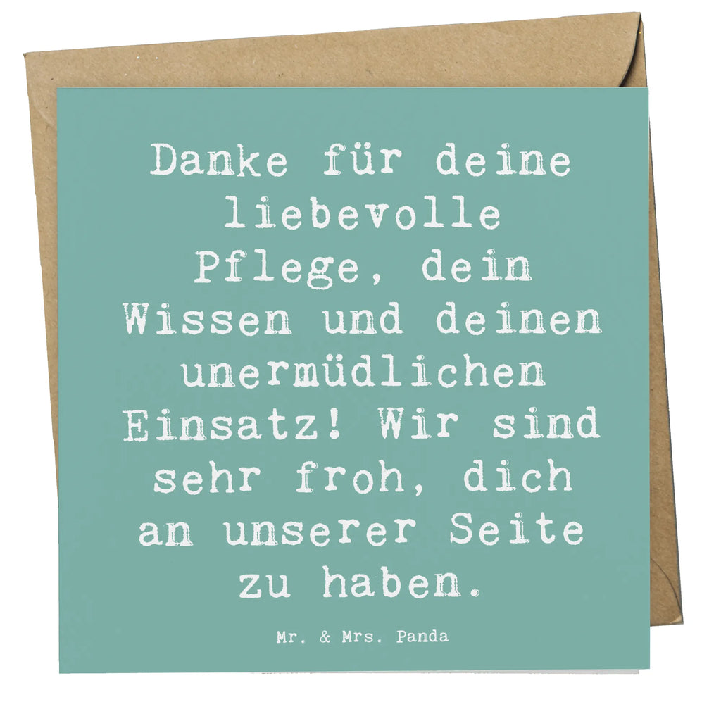 Deluxe Karte Spruch Dankbare Pflegekraft Karte, Grußkarte, Klappkarte, Hochzeitskarte, Hochwertige Grußkarte, Einladungskarte, Glückwunschkarte, Geburtstagskarte, Hochwertige Klappkarte