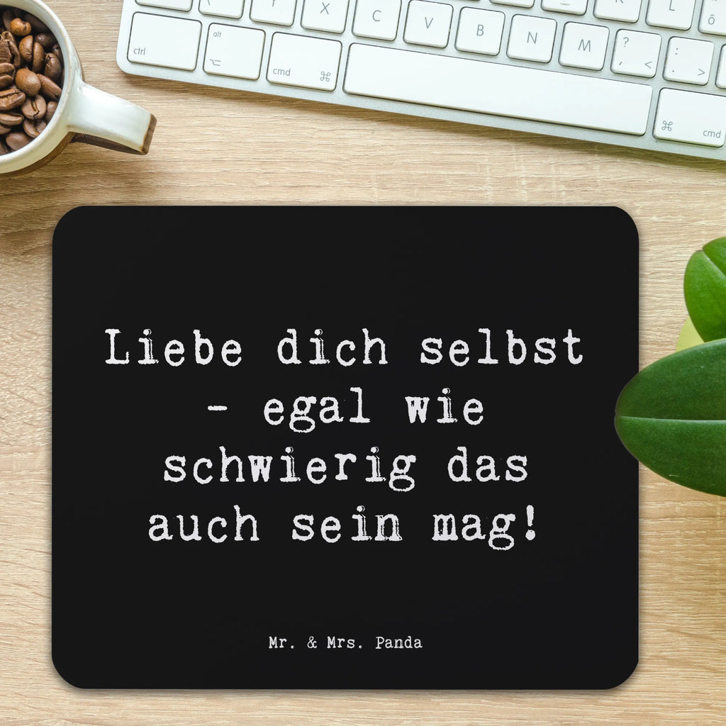 Mauspad Spruch Selbstakzeptanz Liebe Mausunterlage, Mauspad, Designer Mauspad, Arbeitszimmer, Mousepad, PC Zubehör, Mauspad Büro, Büroausstattung, Einzigartiges Mauspad, Computer zubehör