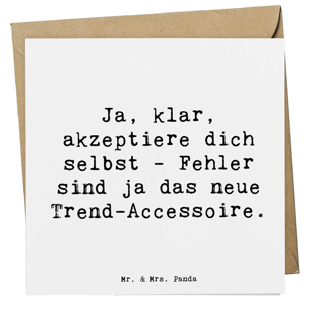 Deluxe Karte Spruch Selbstakzeptanz Trend faltkarte, Klappkarte, Grußkarte, anlasskarte, Glückwunschkarte, doppelkarte, shopify, schöne sprüche, liebe, freude, lebensweisheiten, alltag verschönern, spruch kollektion, geschenkideen, Einzigartig, mr and mrs panda, sprüche, Kreativ, Dekoration, nachhaltige geschenke, zitate, glück, sprüche sammlung, motivation, wanddeko, inspiration, wohnaccessoires, Lächeln