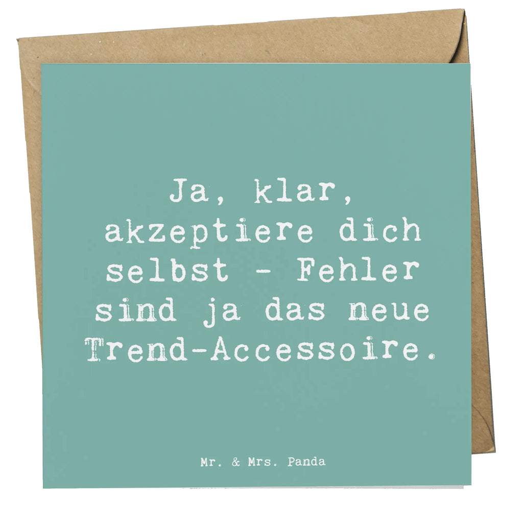Deluxe Karte Spruch Selbstakzeptanz Trend faltkarte, Klappkarte, Grußkarte, anlasskarte, Glückwunschkarte, doppelkarte, shopify, schöne sprüche, liebe, freude, lebensweisheiten, alltag verschönern, spruch kollektion, geschenkideen, Einzigartig, mr and mrs panda, sprüche, Kreativ, Dekoration, nachhaltige geschenke, zitate, glück, sprüche sammlung, motivation, wanddeko, inspiration, wohnaccessoires, Lächeln