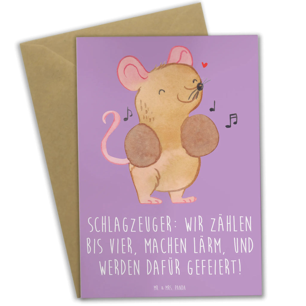 Grußkarte Schlagzeuger Stolz Geburtstagskarte, Einladungskarte, Hochzeitskarte, Glückwunschkarte, Klappkarte, Ansichtskarten, Grußkarte, Karte, Instrumente, Geschenke Musiker, Musikliebhaber