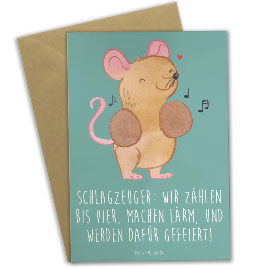 Grußkarte Schlagzeuger Stolz Geburtstagskarte, Einladungskarte, Hochzeitskarte, Glückwunschkarte, Klappkarte, Ansichtskarten, Grußkarte, Karte, Instrumente, Geschenke Musiker, Musikliebhaber