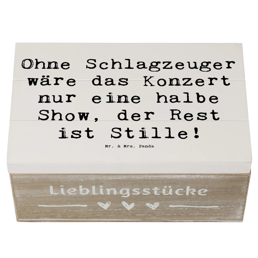 Holzkiste Spruch Schlagzeug Konzert Schatulle, Erinnerungskiste, Geschenkbox, Truhe, Schatzkiste, Holzkiste, XXL, Geschenkdose, Kiste, Aufbewahrungsbox, Erinnerungsbox, Dekokiste, Instrumente, Geschenke Musiker, Musikliebhaber