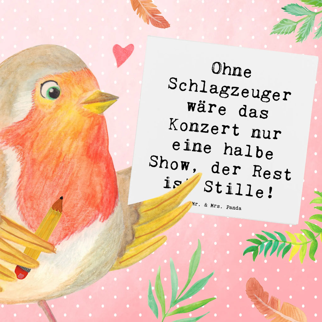 Deluxe Karte Spruch Schlagzeug Konzert Geburtstagskarte, Hochwertige Grußkarte, Karte, Hochzeitskarte, Grußkarte, Einladungskarte, Glückwunschkarte, Klappkarte, Hochwertige Klappkarte, Instrumente, Geschenke Musiker, Musikliebhaber
