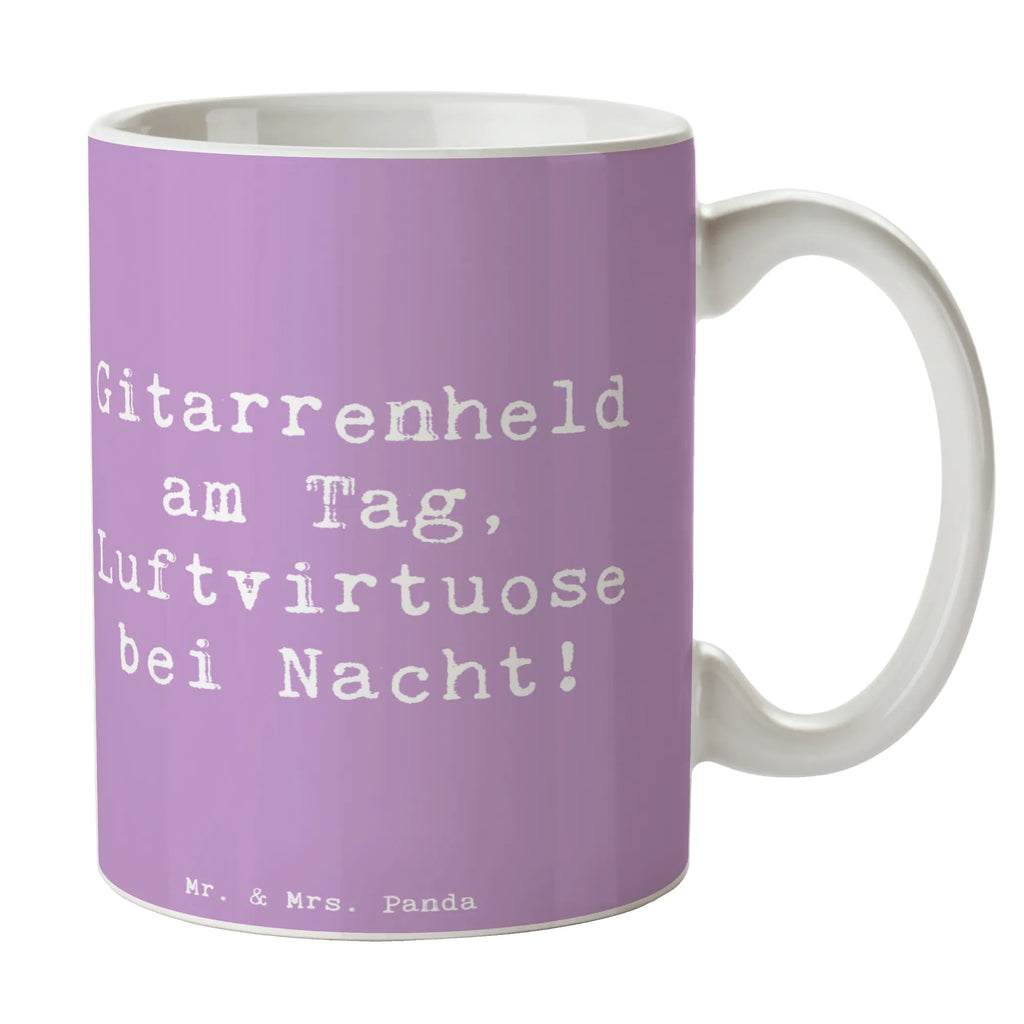 Tasse Spruch Gitarrenheld Tasse, Geschenktasse, Tasse mit Zitaten, Bürotasse, Porzellantasse, Tasse mit Motiven, Keramiktasse, Kaffeetasse, Teetasse, Instrumente, Geschenke Musiker, Musikliebhaber