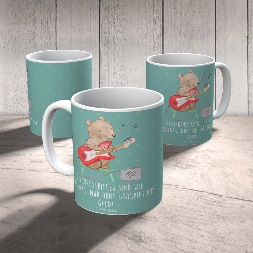 Tasse Gitarre Helden Tasse, Tasse mit Motiven, Porzellantasse, Keramiktasse, Geschenktasse, Tasse mit Zitaten, Kaffeetasse, Teetasse, Bürotasse, Instrumente, Geschenke Musiker, Musikliebhaber