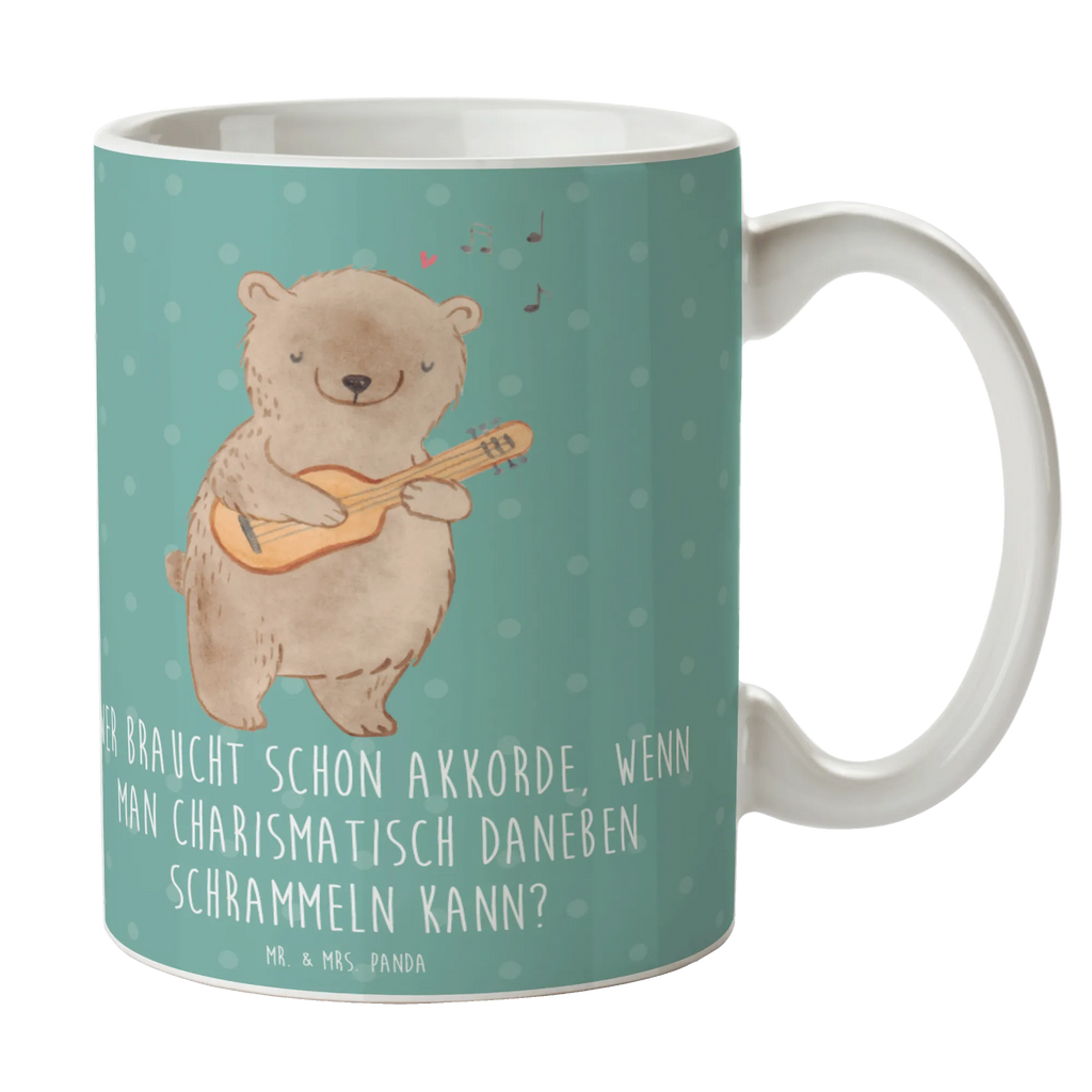 Mug Wer braucht schon Akkorde, wenn man charismatisch daneben schrammeln kann? Tasse mit Zitaten, Porzellantasse, Tasse mit Motiven, Teetasse, Tasse, Bürotasse, Keramiktasse, Geschenktasse, Kaffeetasse, Instrumente, Geschenke Musiker, Musikliebhaber