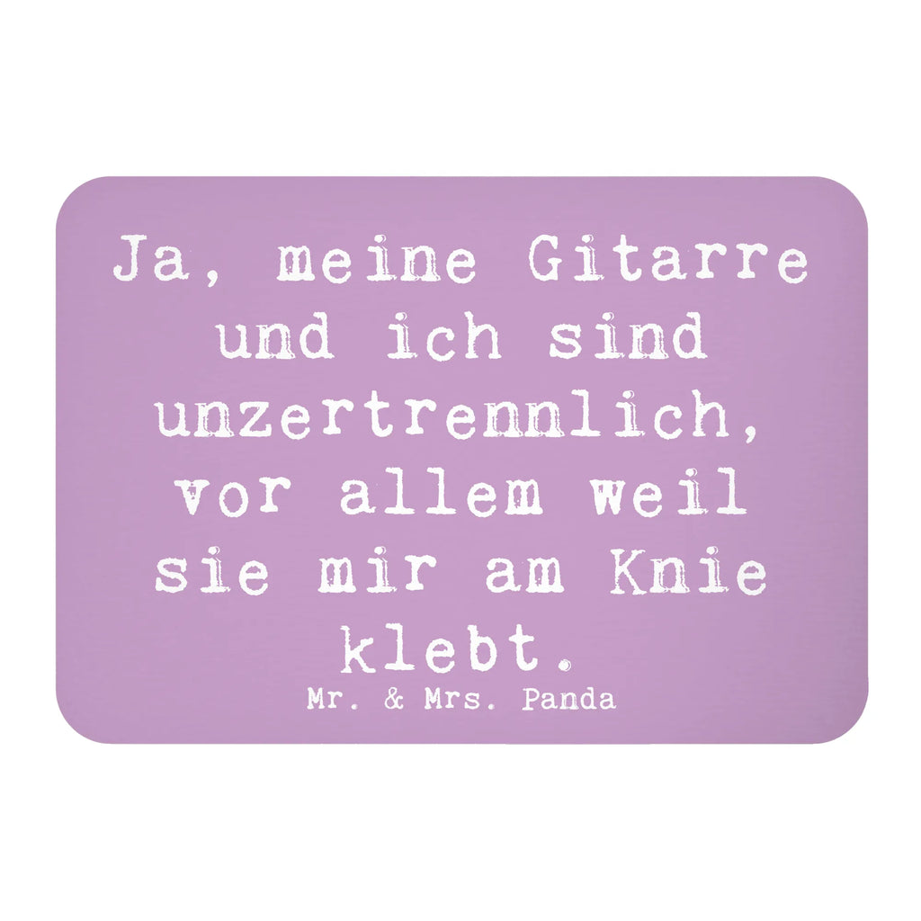 Magnet Saying Ja, meine Gitarre und ich sind unzertrennlich, vor allem weil sie mir am Knie klebt. Whiteboard Magnet, Kühlschrank Dekoration, Pinnwandmagnet, Notiz Magnet, Kühlschrankmagnet, Souvenir Magnet, Dekomagnet, Motivmagnete, Instrumente, Geschenke Musiker, Musikliebhaber