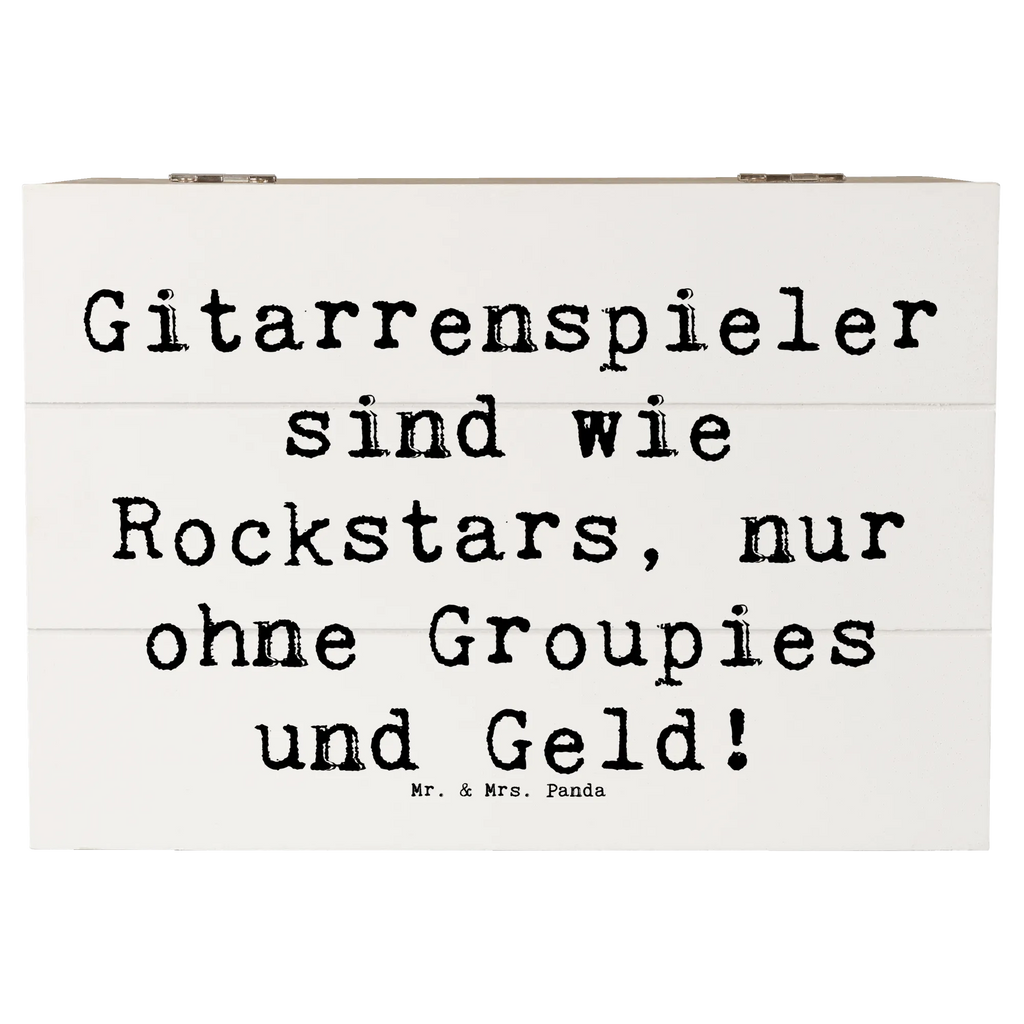 Holzkiste Spruch Gitarre Helden Dekokiste, Kiste, Erinnerungskiste, Geschenkbox, Aufbewahrungsbox, XXL, Erinnerungsbox, Schatzkiste, Schatulle, Holzkiste, Truhe, Geschenkdose, Instrumente, Geschenke Musiker, Musikliebhaber