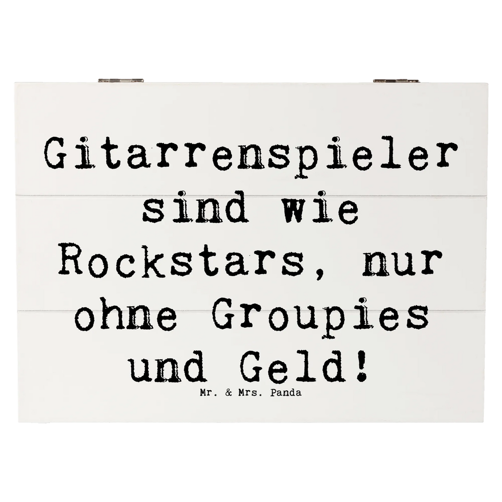 Holzkiste Spruch Gitarre Helden Dekokiste, Kiste, Erinnerungskiste, Geschenkbox, Aufbewahrungsbox, XXL, Erinnerungsbox, Schatzkiste, Schatulle, Holzkiste, Truhe, Geschenkdose, Instrumente, Geschenke Musiker, Musikliebhaber