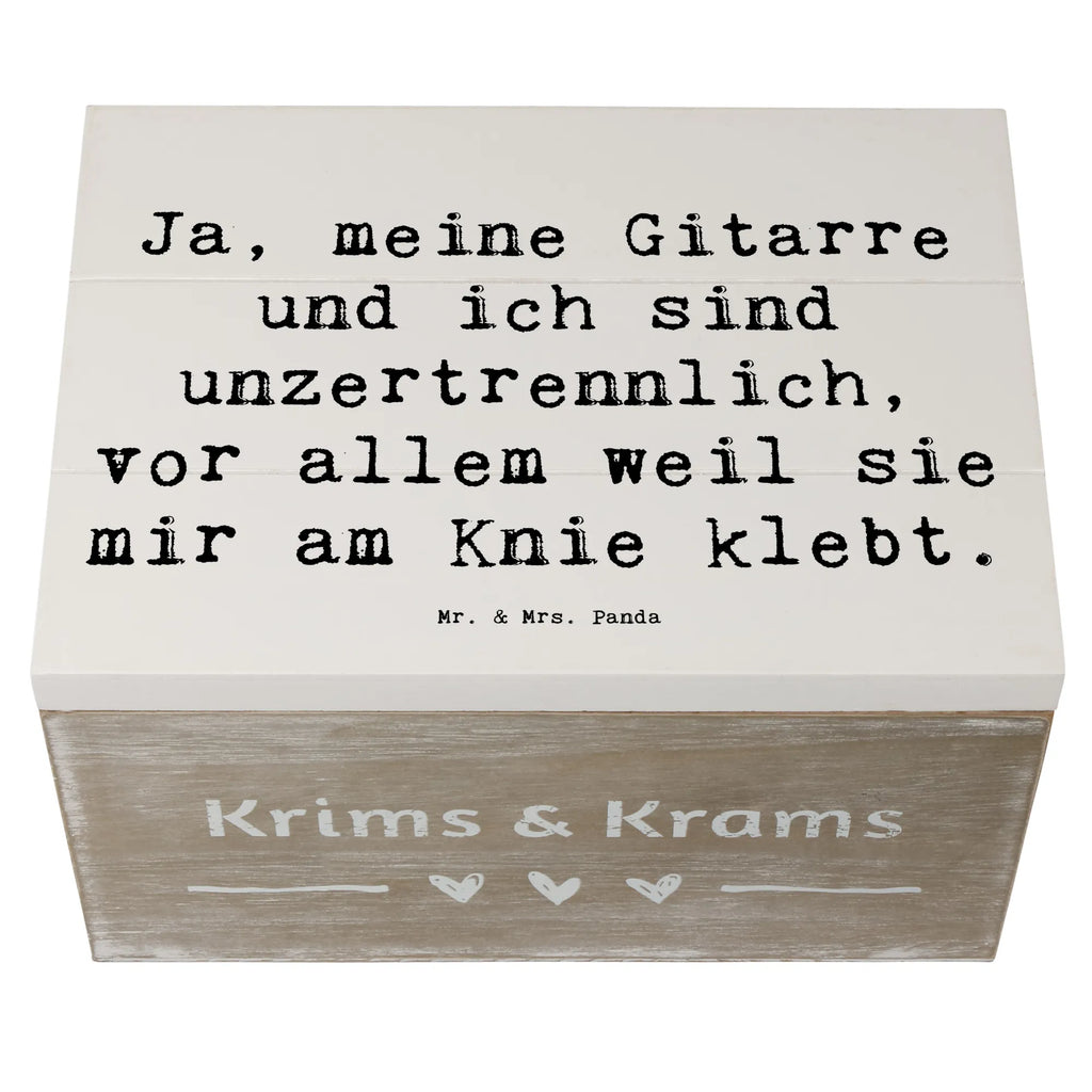 Holzkiste Spruch Gitarre Freund Kiste, Truhe, Erinnerungsbox, Geschenkdose, Aufbewahrungsbox, Dekokiste, Erinnerungskiste, Schatzkiste, Holzkiste, Geschenkbox, XXL, Schatulle, Instrumente, Geschenke Musiker, Musikliebhaber