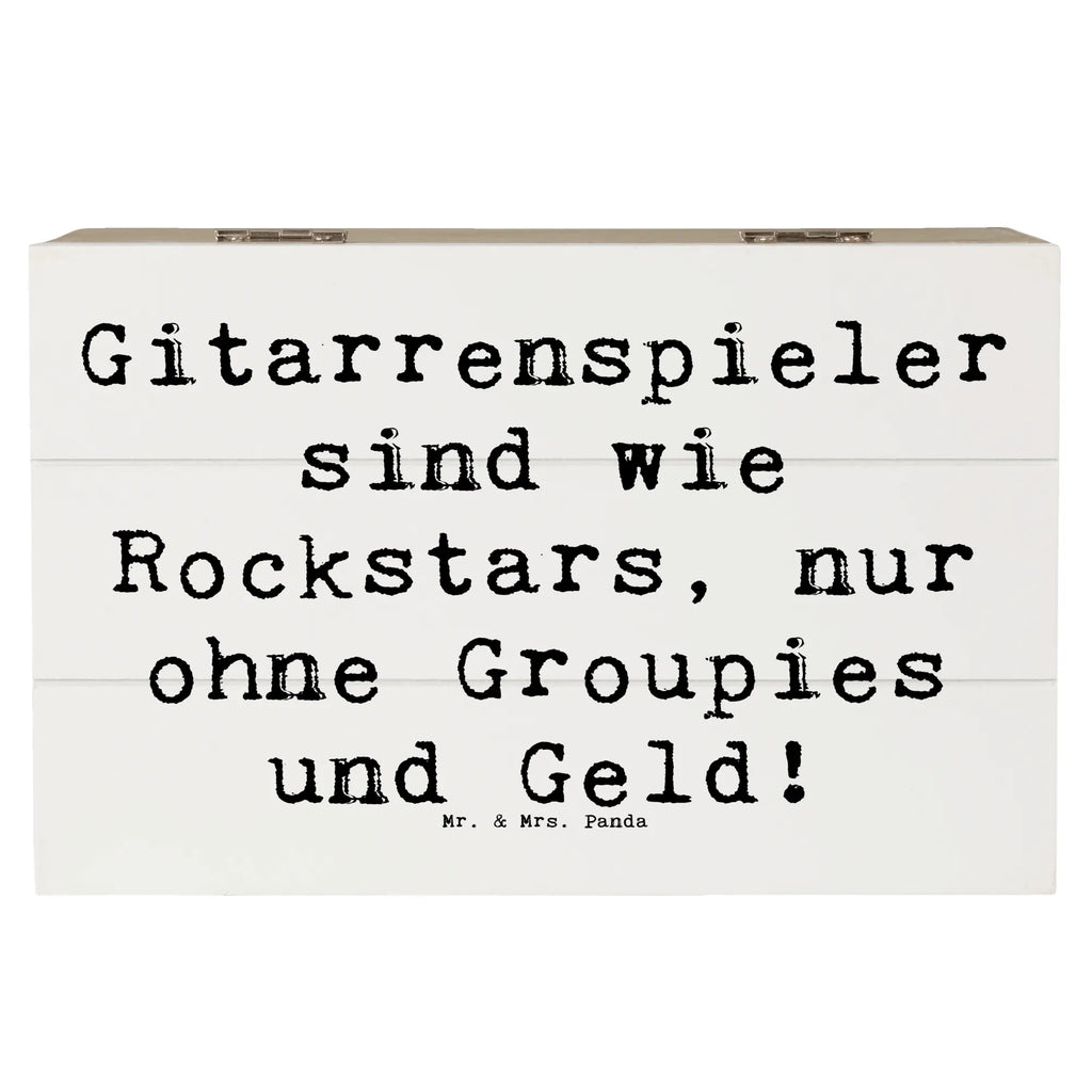 Holzkiste Spruch Gitarre Helden Dekokiste, Kiste, Erinnerungskiste, Geschenkbox, Aufbewahrungsbox, XXL, Erinnerungsbox, Schatzkiste, Schatulle, Holzkiste, Truhe, Geschenkdose, Instrumente, Geschenke Musiker, Musikliebhaber