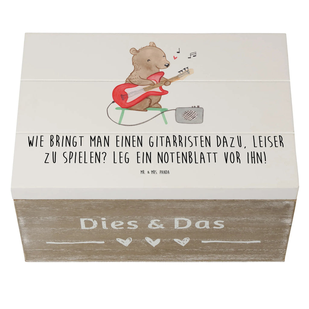 Wooden chest Wie bringt man einen Gitarristen dazu, leiser zu spielen? Leg ein Notenblatt vor ihn! Erinnerungskiste, Schatulle, Kiste, Truhe, Dekokiste, XXL, Erinnerungsbox, Schatzkiste, Geschenkdose, Geschenkbox, Holzkiste, Aufbewahrungsbox, Instrumente, Geschenke Musiker, Musikliebhaber