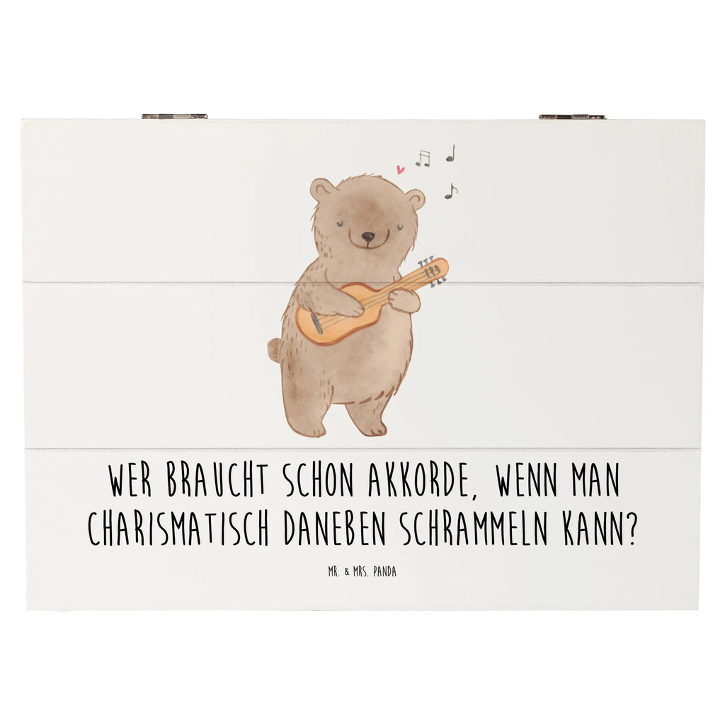 Holzkiste Charisma Gitarre Schatulle, Geschenkdose, Erinnerungskiste, Schatzkiste, Holzkiste, Dekokiste, Kiste, Truhe, Geschenkbox, Erinnerungsbox, XXL, Aufbewahrungsbox, Instrumente, Geschenke Musiker, Musikliebhaber