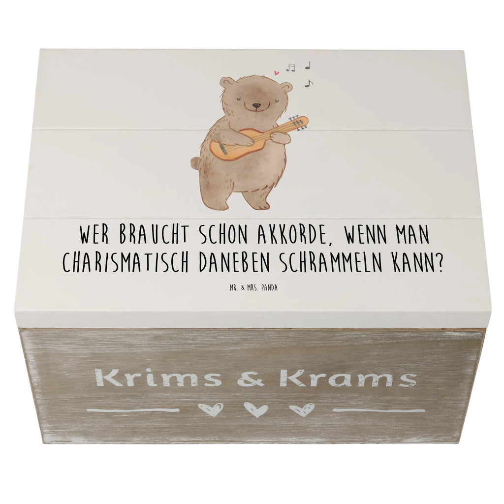 Holzkiste Charisma Gitarre Schatulle, Geschenkdose, Erinnerungskiste, Schatzkiste, Holzkiste, Dekokiste, Kiste, Truhe, Geschenkbox, Erinnerungsbox, XXL, Aufbewahrungsbox, Instrumente, Geschenke Musiker, Musikliebhaber